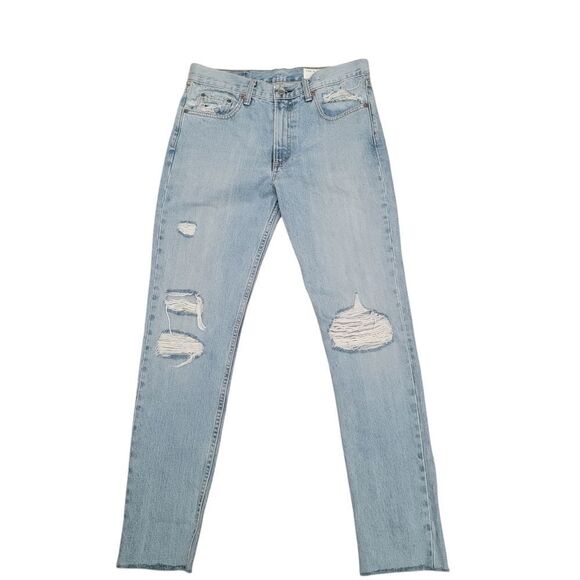 Rag & Bone Distressed Light Blue Jeans. NWT. Size 27. - Picture 1 of 8